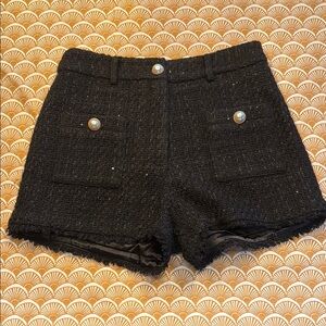 Generation Love Elegant Black Women's Shorts Size 6